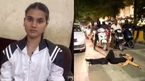 Indore influencer booked for lying on zebra crossing to shoot reel